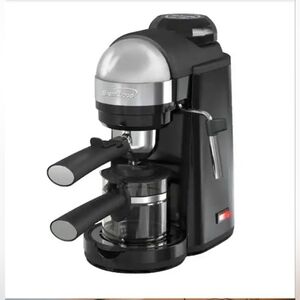Espresso and Cappuccino Maker in Black - NWOB - GA-135BK